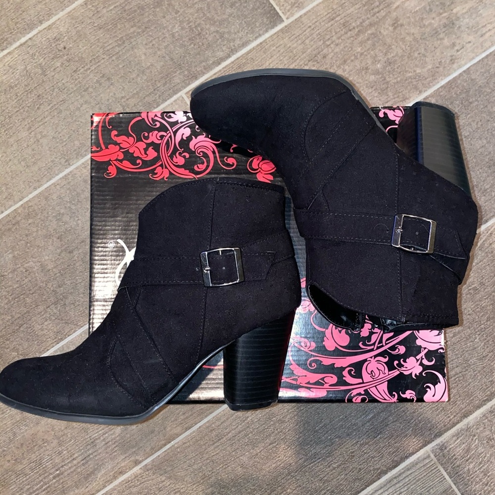 Black Heeled Booties